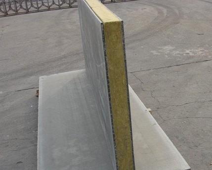 Rock wool sandwich panel